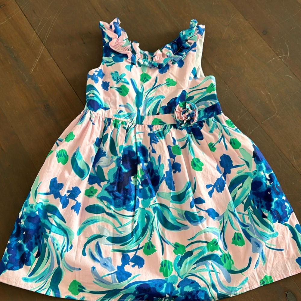 Lilly Pulitzer girls floral dress 6